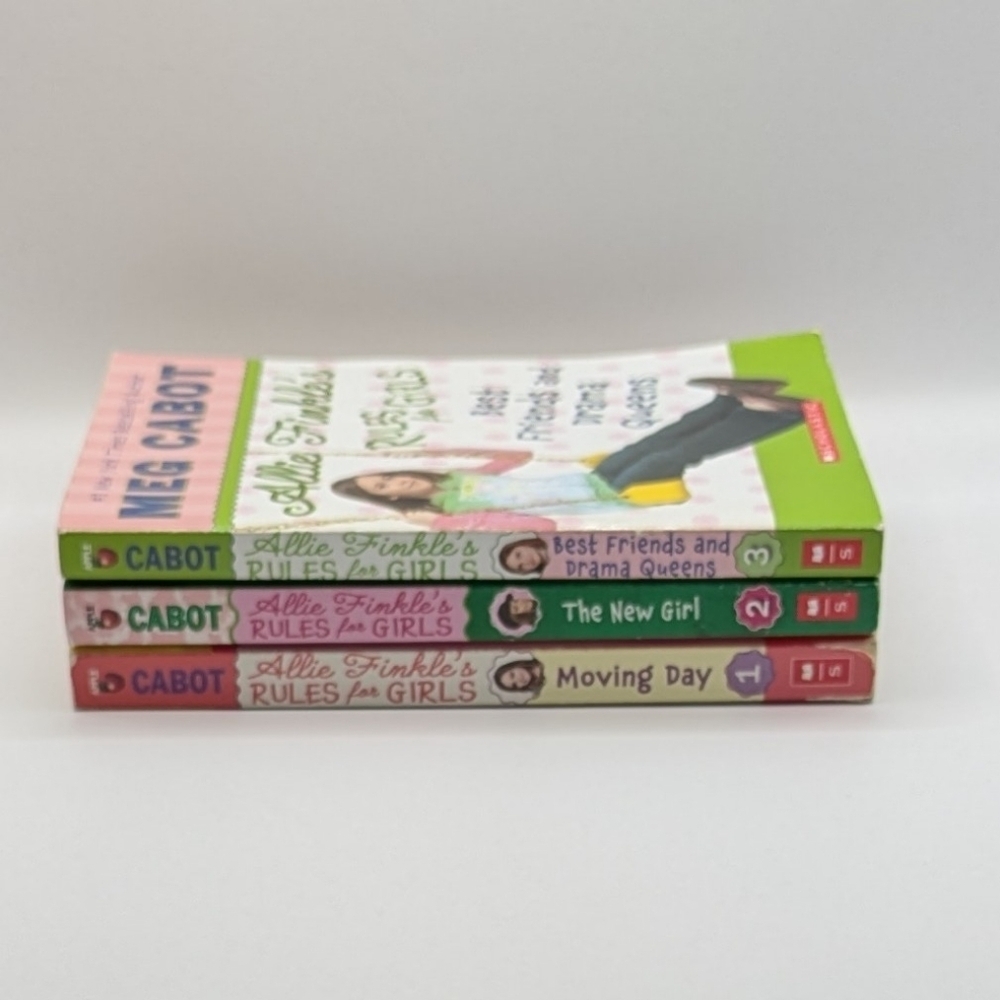Allie Finkle's Rules For Girls Lot Meg Cabot Books 1-3